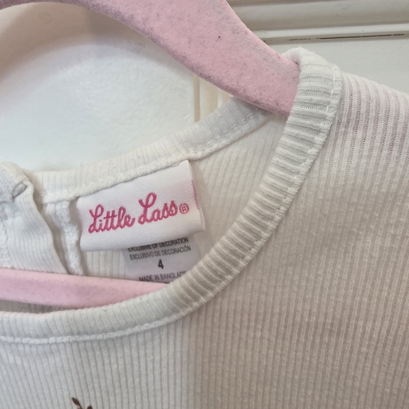 Little Lass Floral Kids Jacket with Pink Tulle Dress - Size 4T - Picture 4 of 10